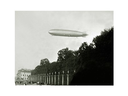 Zeppelin - in the air art print