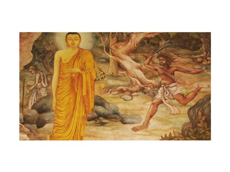 Angulimala Buddha art print