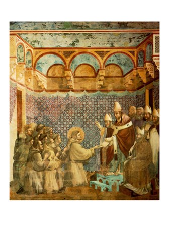 Legend of St Francis art print