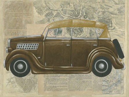 Tour by Car II by Chariklia Zarris art print