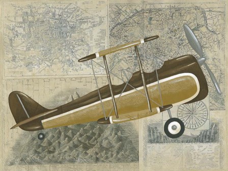 Tour by Plane II by Chariklia Zarris art print