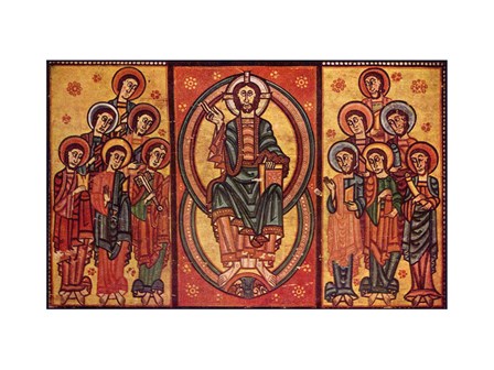 Altar frontal from La Seu d&#39;Urgell or of the Apostles art print