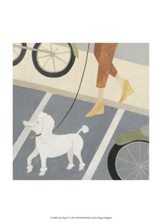 City Dogs II by Megan Meagher art print