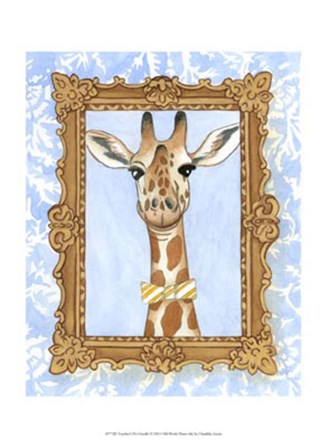 Teacher&#39;s Pet - Giraffe by Chariklia Zarris art print