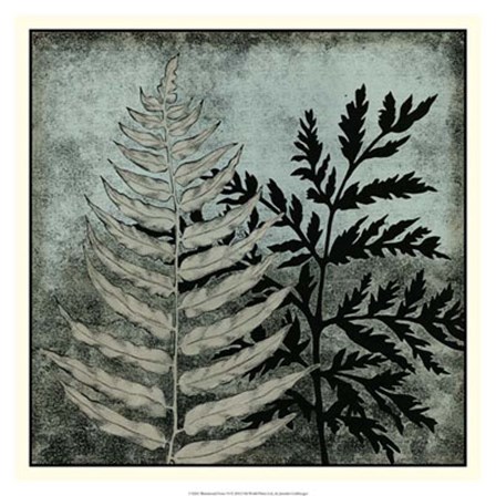 Illuminated Ferns VI by Megan Meagher art print