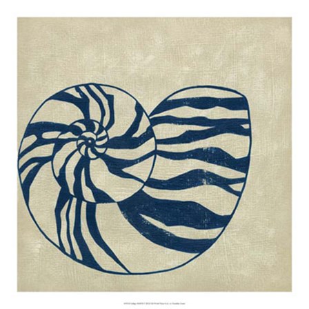 Indigo Shell II by Chariklia Zarris art print