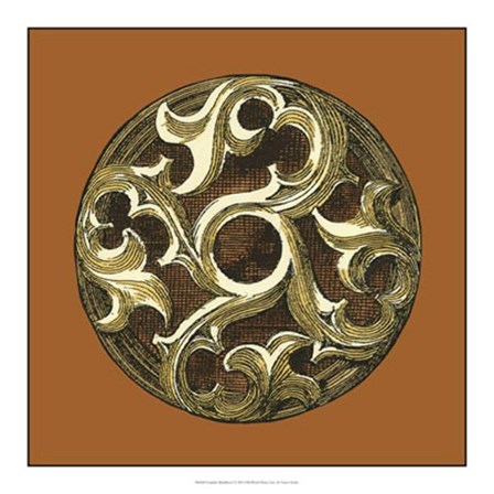 Graphic Medallion I by Vision Studio art print