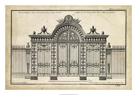 Neufforge Gate III by Jean F. De Neufforge art print