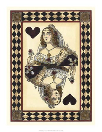 Harlequin Cards IV by Vision Studio art print