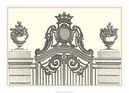 Antique Briseux Gate I by Vision Studio art print