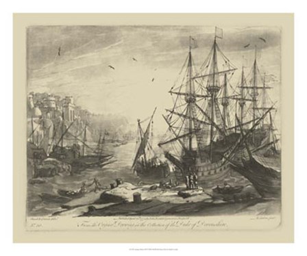 Antique Harbor III by Claude Lorrain art print