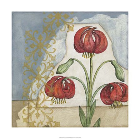 Vintage Lilies II by Megan Meagher art print