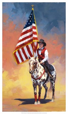 All American by Julie Chapman art print