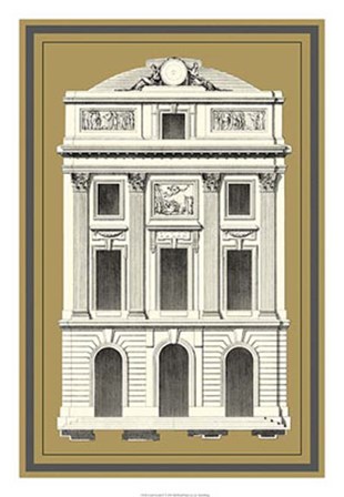 Grand Facade IV by Jean F. De Neufforge art print