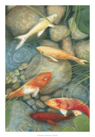 Reflecting Koi I by Megan Meagher art print