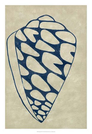 Indigo Shell IV by Chariklia Zarris art print