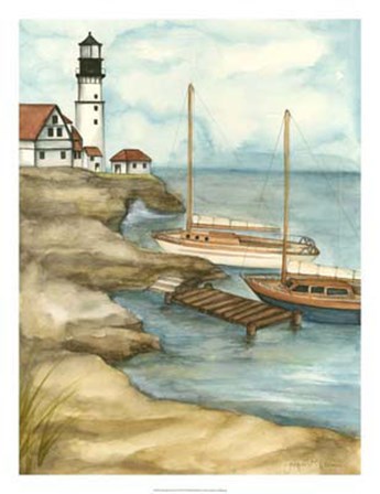 Shoreline Dock I by Jennifer Goldberger art print