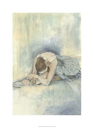 Ballerina Repose II by Jennifer Goldberger art print