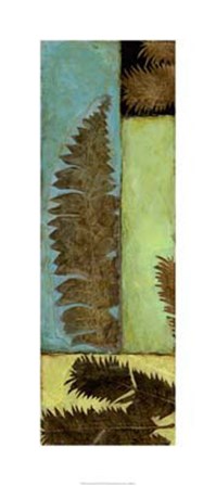 Fossilized Ferns II by Jennifer Goldberger art print