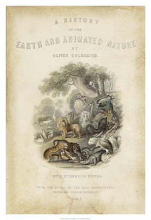 Earth &amp; Animated Nature by J. Stewart art print