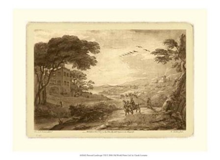 Pastoral Landscape VII by Claude Lorrain art print