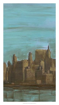 Manhattan Triptych II by Alicia Ludwig art print