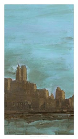 Manhattan Triptych III by Alicia Ludwig art print