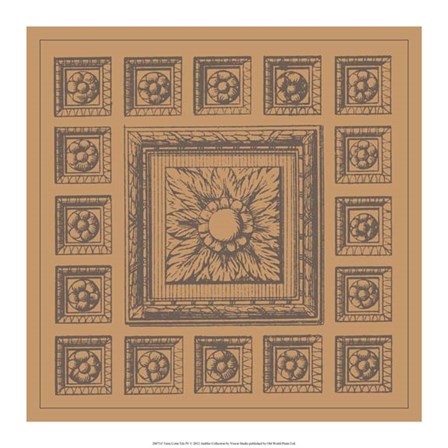 Terra Cotta TIle IV by Vision Studio art print