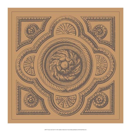 Terra Cotta Tile VI by Vision Studio art print