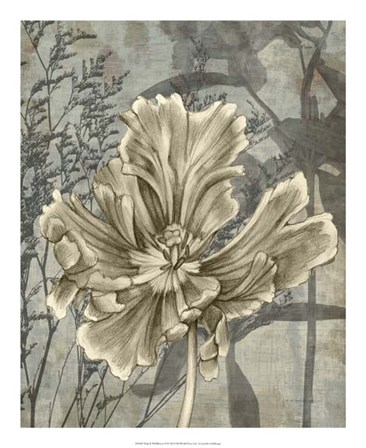 Tulip &amp; Wildflowers II by Jennifer Goldberger art print