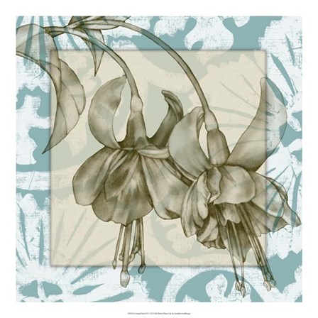 Coastal Floral II by Jennifer Goldberger art print