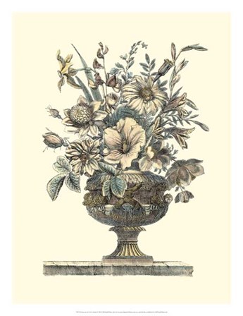 Flowers in an Urn II (Sepia) by Piranesi / Roy art print