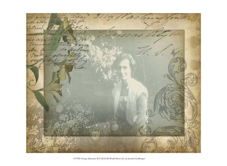 Vintage Memories II by Jennifer Goldberger art print