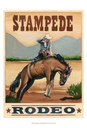 Stampede Rodeo by Ethan Harper art print
