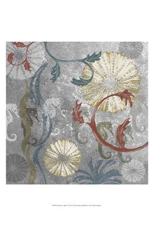 Seahorse Collage I by Andy James art print