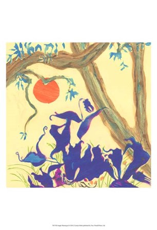 Jungle Monotype II by Carolyn Roth art print