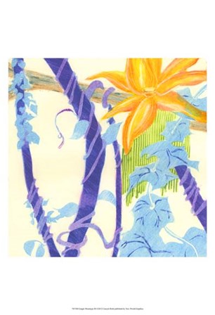 Jungle Monotype III by Carolyn Roth art print