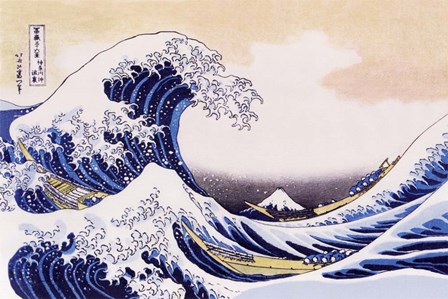 Great Wave Of Kanagawa by Katsushika Hokusai art print