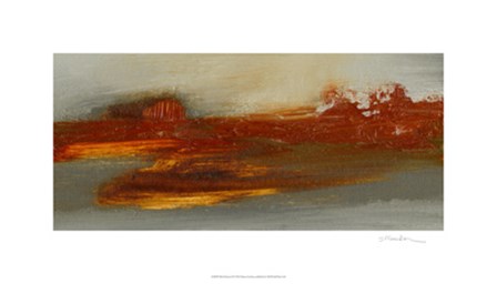 Red Horizon II by Sharon Gordon art print