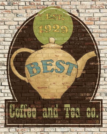 Best Coffee and Tea by Avery Tillmon art print
