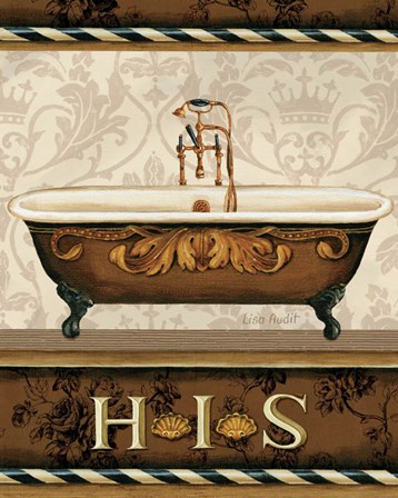 Bourgoisie Bath I by Lisa Audit art print