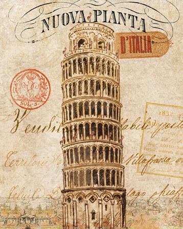 Letter from Pisa by Wild Apple Portfolio art print