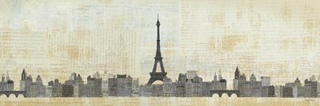 Eiffel Skyline by Avery Tillmon art print