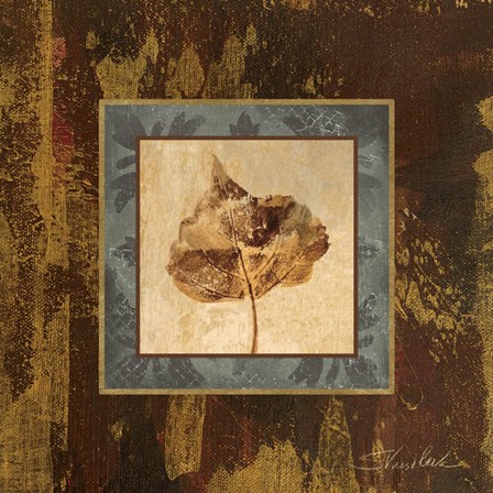 Autumn Leaf Square II by Silvia Vassileva art print