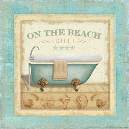 Beach Hotel I by Daphne Brissonnet art print