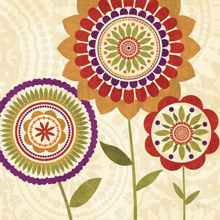 Fall Flowers II by Veronique Charron art print