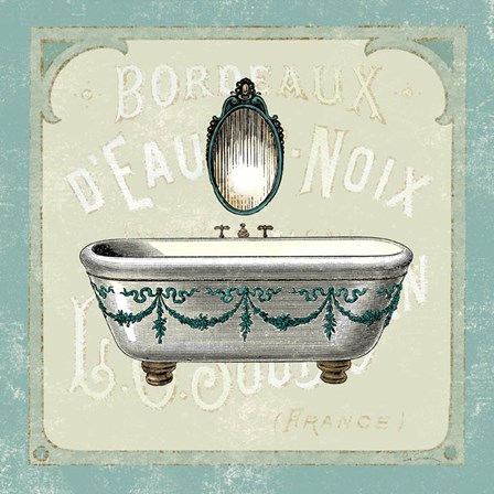 Parisian Bath I by Sue Schlabach art print