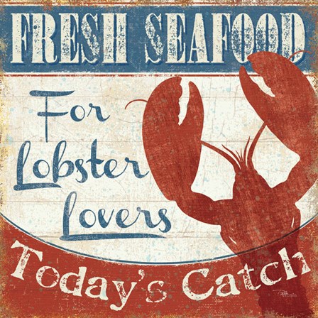 Fresh Seafood I by Pela Studio art print