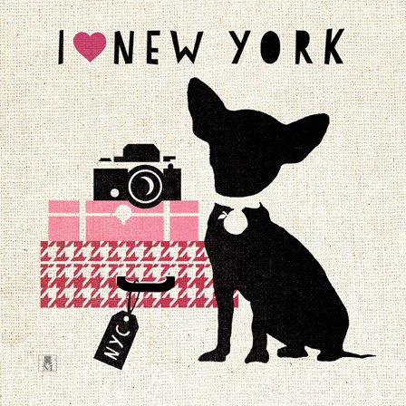 NY Pooch by Studio Mousseau art print