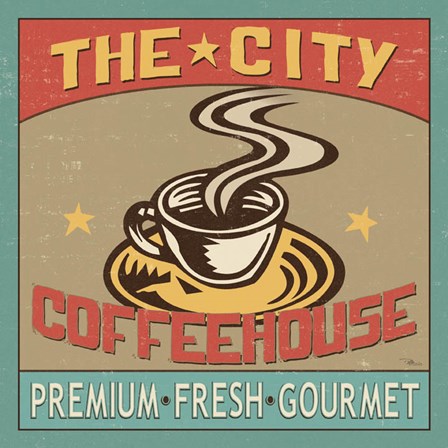 Coffeehouse I by Pela Studio art print